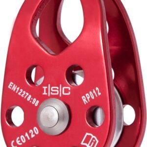SMALL EIGER PULLEY 13MM RED